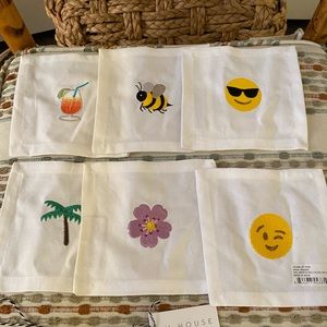 House of POM - emoji cocktail napkins - set of 6